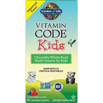 Garden of life Garden of Life Vitamín Code Kids - RAW multivitamín pro děti - 30 tablet