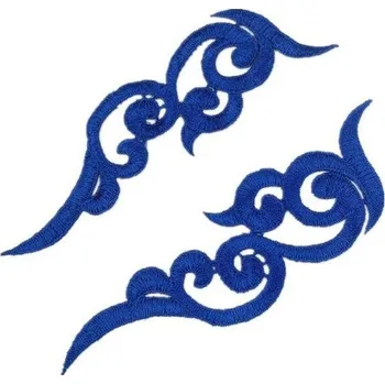 EU Krajková aplikace CAMELIA Royal Blue