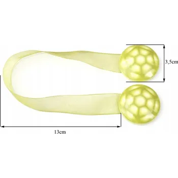 Magnetická spona na závěsy Eurofirany zelená
