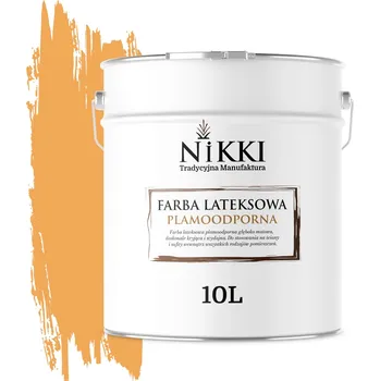 barva na zeď Barva NIKKI oranžová, odolná proti skvrnám, 10 l, matná