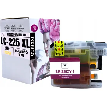 Žlutá inkoustová kazeta Inkdigo pro tiskárny Brother