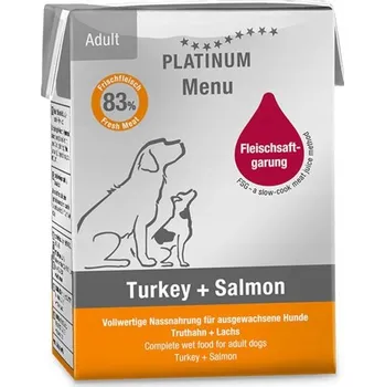 Krmivo pro psa Platinum vlhké krmivo pro psy krůta 0,375 kg