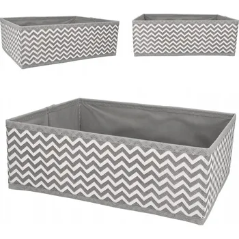 Úložný box Látkový úložný Krabička 28x24x10 zásuvkový organizér na šatní skříň