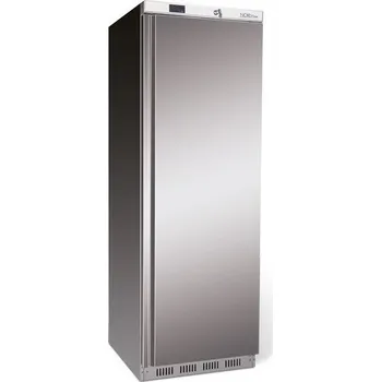 Nordline UR 400 S Jednodveřová chladicí skříň s plnými dveřmi, nerezové opláštění.