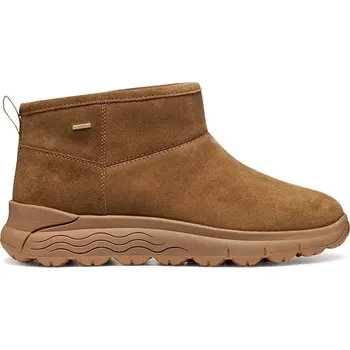 Dámské kozačky Semišové boty Geox D SPHERICA 4X4 B ABX dámské, hnědá barva, na plochém podpatku, lehce zateplené, D5626B 00022 C6372 D5626B.00022.C6372 88X, EUR 36