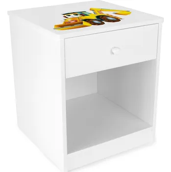 Komoda Komoda Leomark 34 x 34 x 40 cm, bílá