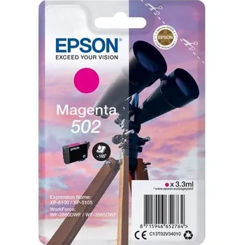 Inkoust Epson 502 C13T02V34010 červený (magenta)