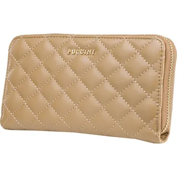 Podprsenka Dámská Peněženka Prošívaná Velká Eko Kůže PUCCINI Béžová BLP830E 2A