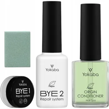 Vrták Yokaba Sada ByeBye Repair System Protein Care Laminace pro Obnovu Nehtů