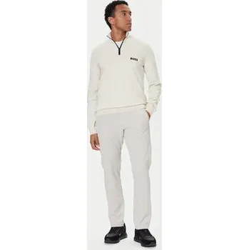 Pánský svetr BOSS Svetr K_Hydro QZ-1 50541953 Bílá Regular Fit M