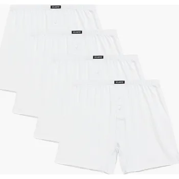 Boxerky 4-PACK Pánské boxerky s volnými kraťasy bavlna Atlantic XL