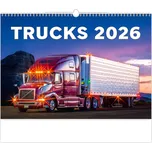 Helma365 Nástěnný kalendář Trucks 2026