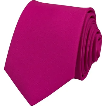 Kravata Karmínově růžová (magenta) pánská kravata