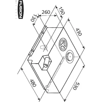 Příslušenství ke karavanu REIMO Univerzální nádrž na vodu, 50 litrů - EV 1111