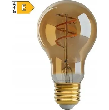 Žárovka LED Filament žárovka Amber A60 4W/230V/E27/1800K/270Lm/360°/Dim