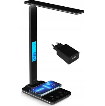 Lampička LED stolní lampa s indukční nabíječkou Media-Tech LEDITOU QI 15W 6500K
