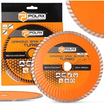 Řezný kotouč Diamantový kotouč na betonu Turbo 180х7х2.4x22.23 Polax