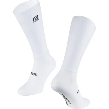 ponožky FORCE HIPPER, bílé L-XL / 43 -47