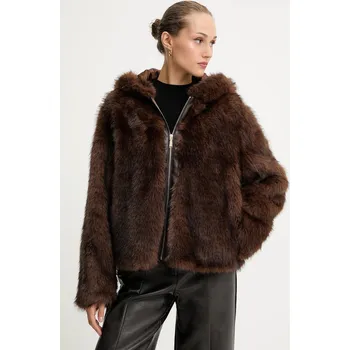 Bunda Blugirl Blumarine hnědá barva, přechodná, RF5240.E1094 89X, vel. 38