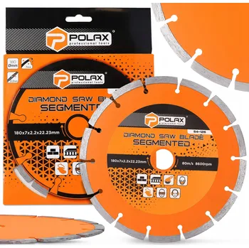 Řezný kotouč Diamantový kotouč segmentový 180x7x2.2x22.23 Polax