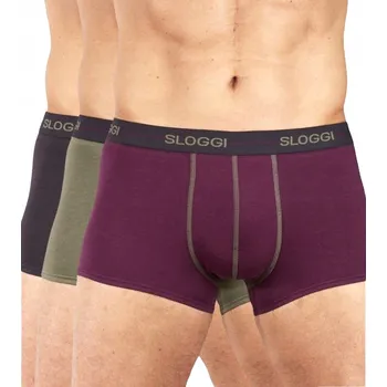 Pánské spodní prádlo SLOGGI MEN START HIPSTER C3P BOX pánské bavlněné boxerky 3 kusy S
