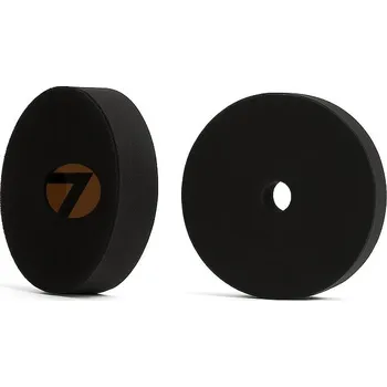 Autovosk O7 Pěnový lešticí kotouč Ø80 mm – jemný (hladký, zkosený, černý)