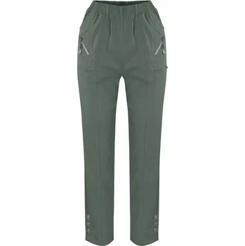 Dámské kalhoty Agrafka dámské kalhoty rovné dlouhé velikost 52