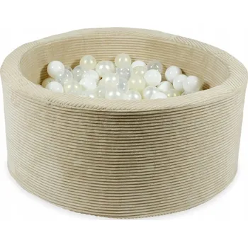 Suchý bazén Suchý bazén s míčky, manšestr, béžový