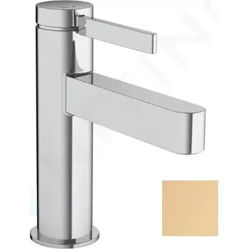 Vodovodní baterie Hansgrohe Finoris Umyvadlová baterie s výpustí Push-Open, EcoSmart, CoolStart, kartáčovaný bronz, 76012140