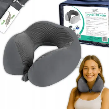 Polštář Polštář polštář Medi Sleep, sametová paměťová pěna, šedá barva