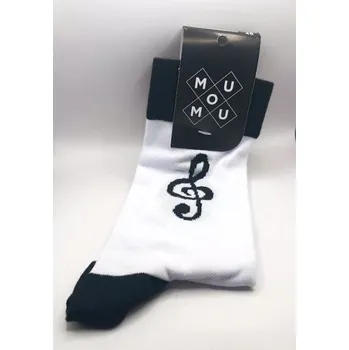 Dámské ponožky s houslovým klíčem 36-41