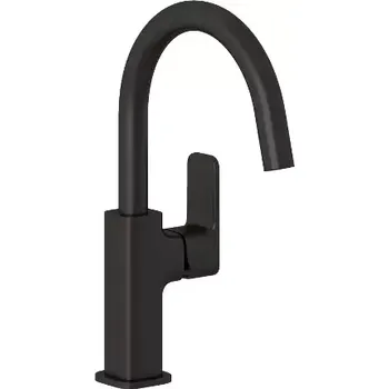 Vodovodní baterie Kludi Renon Umyvadlová baterie s otočným výtokem, broušený Gunmetal, 42028N275