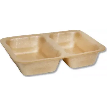 Jednorázové nádobí Green Deal XPP zatavovací miska 2-dílná hnědá 400 ks