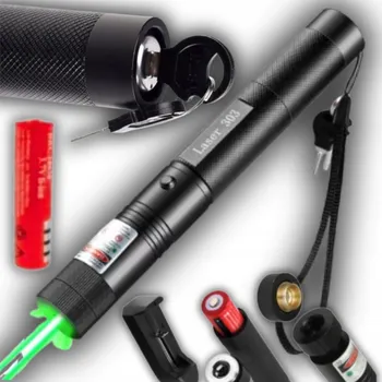 ZELENÝ LASEROVÝ UKAZATEL VÝKON 50000 mW DOSAH 80 km + POUZDRO