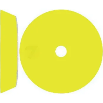 Autovosk O7 Pěnový lešticí kotouč Ø150 mm – střední (hladký, zkosený, žlutý)