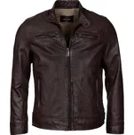 Pánská Kožená Bunda Hot Brown Divior Brixton Hnědá Velikost: L