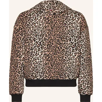 Dámská mikina Tommy Hilfiger Dívčí Mikina S Kapucí, černá / světle hnědá, 176