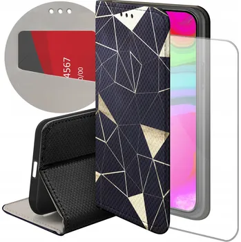 Pouzdro na mobilní telefon Flipové pouzdro Hello Case pro SAMSUNG A50 / A30S / A50S zlaté