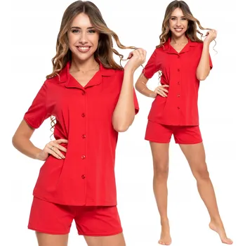 Dámské pyžamo Moraj dámské pyžamo bavlna červené, velikost L