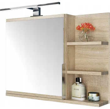 Komoda Závěsná skříňka DOMTECH dub sonoma matná se zrcadlem, 1-dveřová