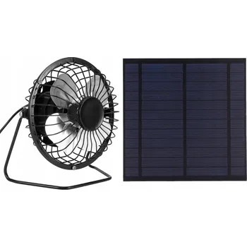 Domácí ventilátor 6V 5W EXTERNÍ SOLÁRNÍ PANEL VENTILÁTOR VÝFUK
