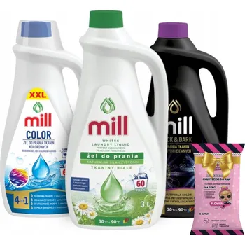 Prací prostředek Mill Professional Gel na Praní Univerzální Barva Mix 9 l 180 praní +