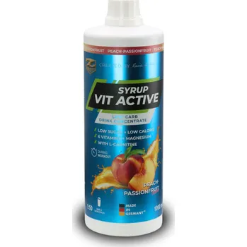 Nápoj pro sportovce Z-Konzept Vit Active Syrup 1L peach-passionfruit