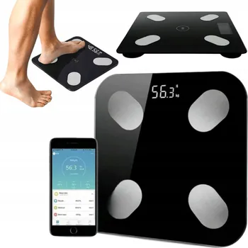 Osobní váha Osobní váha HARD-ER ČERNÁ SKLENĚNÁ OSOBNÍ VÁHA SMART SLIM