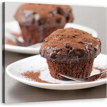 Obraz OBRAZ DO KUCHYNĚ Čokoládové muffiny 40x40