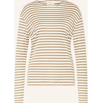 Dámské tričko Closed Dlouhé Rukávy, béžová / bílá