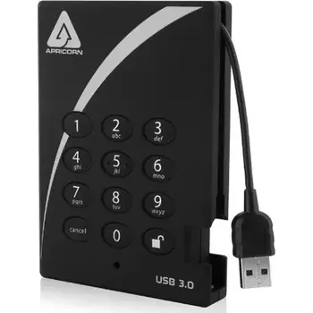 Externí pevný disk Apricorn Aegis Padlock 500GB (A25-3PL256-500)