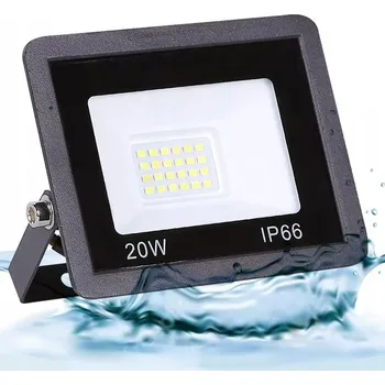 LED reflektor Interlook 20 W studená bílá 1900 lm IP66 hliníkový