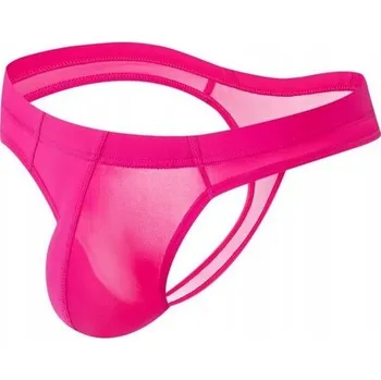 Pánské erotické prádlo PUMP JOCKMAIL SLIPY TANGA XXL RŮŽOVÝ MODAL