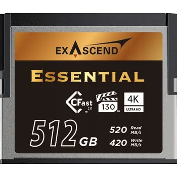 Paměťová karta Paměťová karta Exascend Essential CFast 2.0 512GB 550/530 MB/s